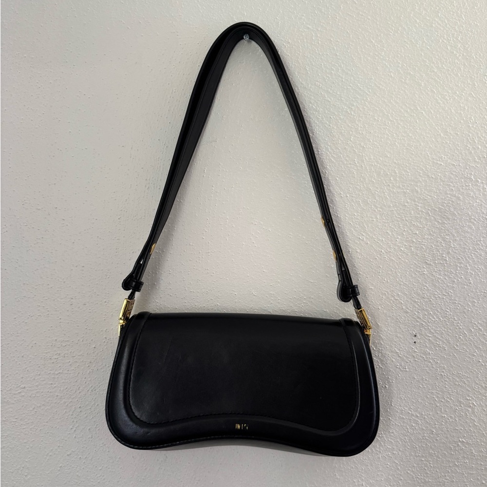 JW PEI Black Minimalist Shoulder Bag